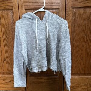 Urban Outfitters Distressed Cropped Sweatshirt